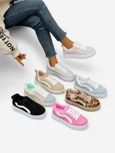 Sneakers de sport pentru femei Royalfashion pe o platformă Ensis