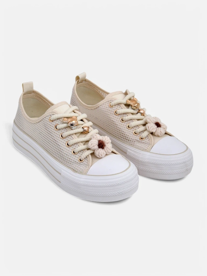 Sneakeri perforați Royalfashion pentru femei cu embellishments Osdo