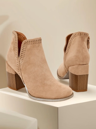 Bocanci cu toc pentru femei Royalfashion Vettot