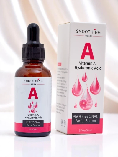 Ser cu efect de netezire cu vitamina A și acid hialuronic