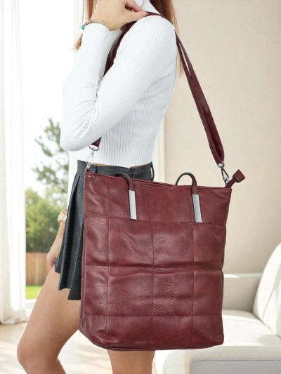 Geantă de damă shopper din piele ecologică Tessira