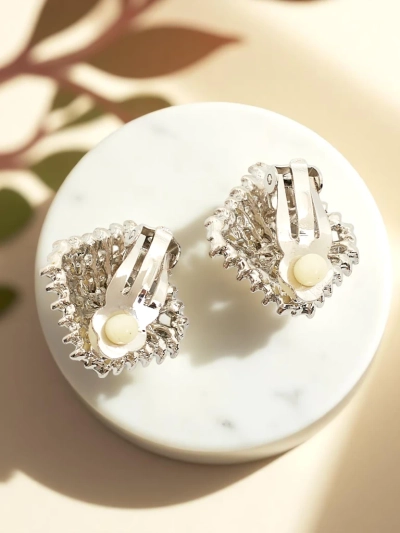 Royalfashion Cercei clip-on pentru femei cu zirconiu cubic