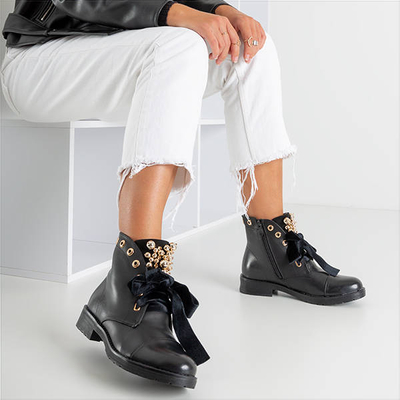 Genți negre cu decorațiuni Havelte - Încălțăminte