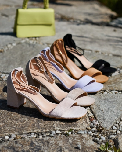 Royalfashion Sandale Kulcad post Kulcad bej pentru femei