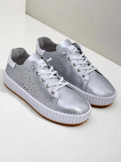 Royalfashion Women's Openwork Sneakers Luna Lace
