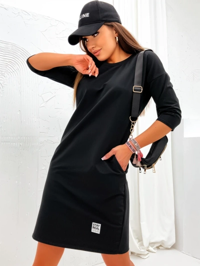 Royalfashion Rochie mini din material pentru femei