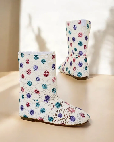 Royalfashion Cizme Misuti decupate pentru copii