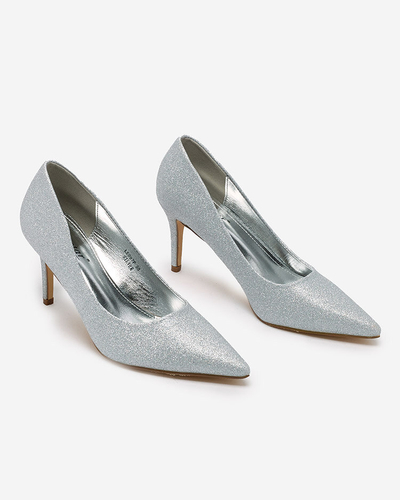 Royalfashion Pantofi stiletto de damă cu sclipici Matomliso