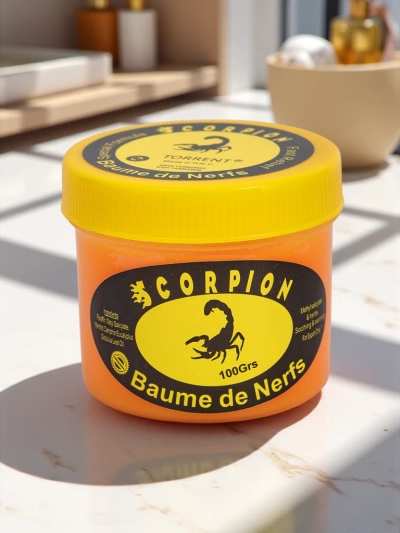 Mast-balsam cu extract de vînzător de scorpion pentru dureri musculare și articulare