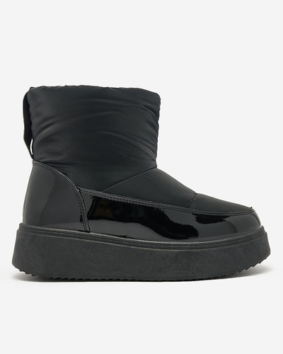 Royalfashion Black Maderta slip-on cizme de zăpadă pentru femei