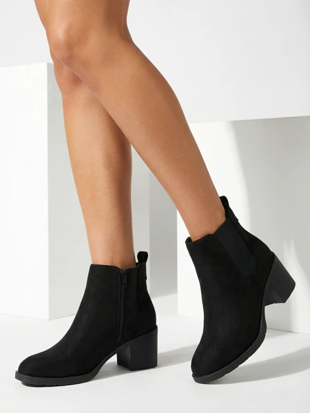 Botine Dama Aurora Negre Piele Elegante de Toamnă