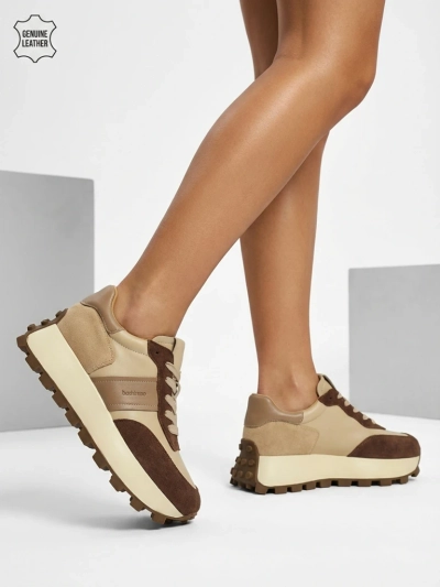 Sneakers sport damă din piele naturală Naterre