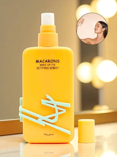 Macarons Spray Fixare Machiaj Galben