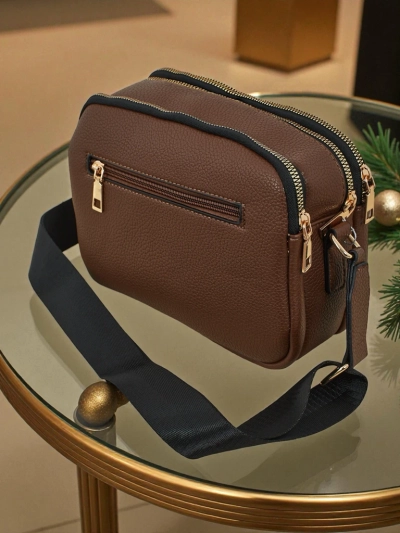 Geantă mică de damă matlasată din piele ecologică Corinne