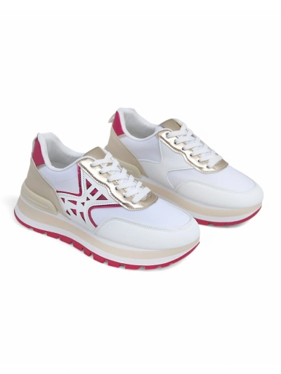Sneakers Royalfashion pentru femei cu sclipici Senues