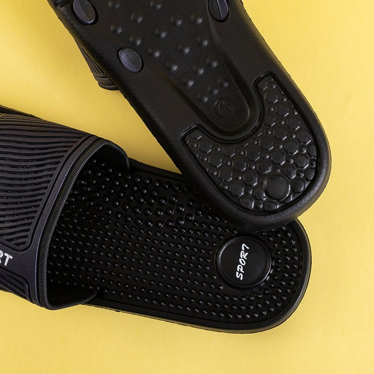 Papuci bărbați cauciuc bleumarin cu vârfuri Liw - Încălțăminte