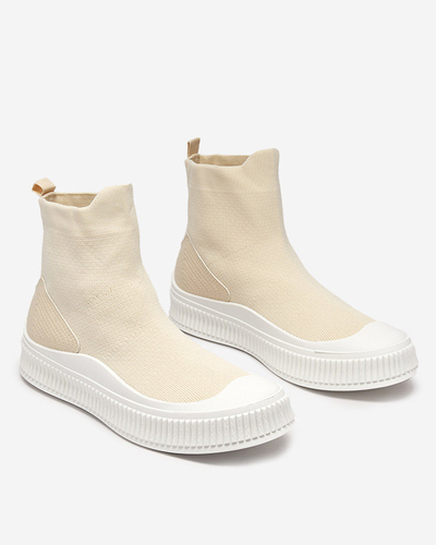 Tenisi Bejoko de damă bej - Încălțăminte