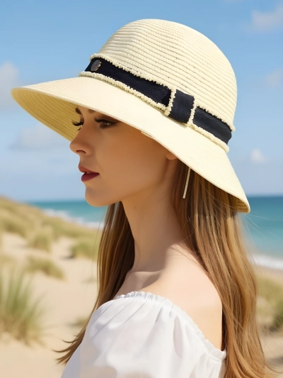 Royalfashion Pălărie de paie pentru femei Sunny Meadow