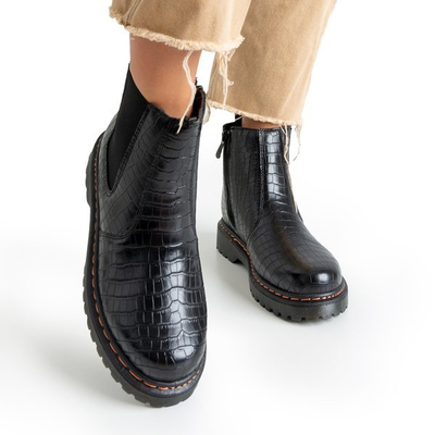 Cizme dama din piele de sarpe Galetiasi - Incaltaminte