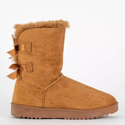 OUTLET Cizme de zapada dama camel Izzuni- Incaltaminte