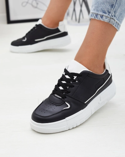 Adidași sport de damă, de culoare neagră Hellar - Încălțăminte