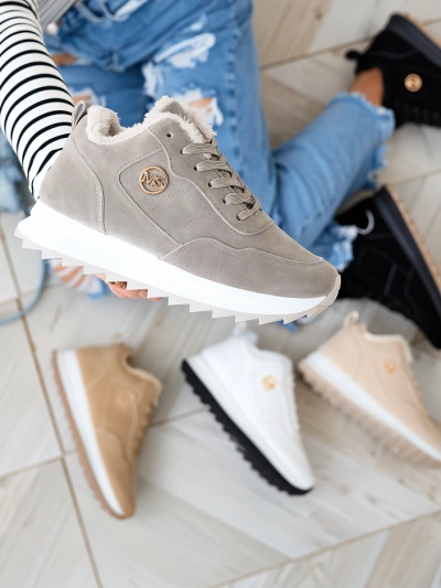 Royalfashion Grey pantofi sport izolati pentru femei Lahho