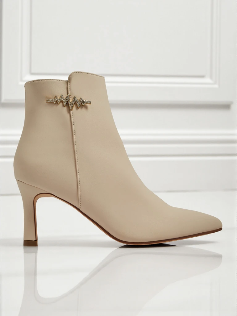 Botine de damă cu toc stiletto Meloria