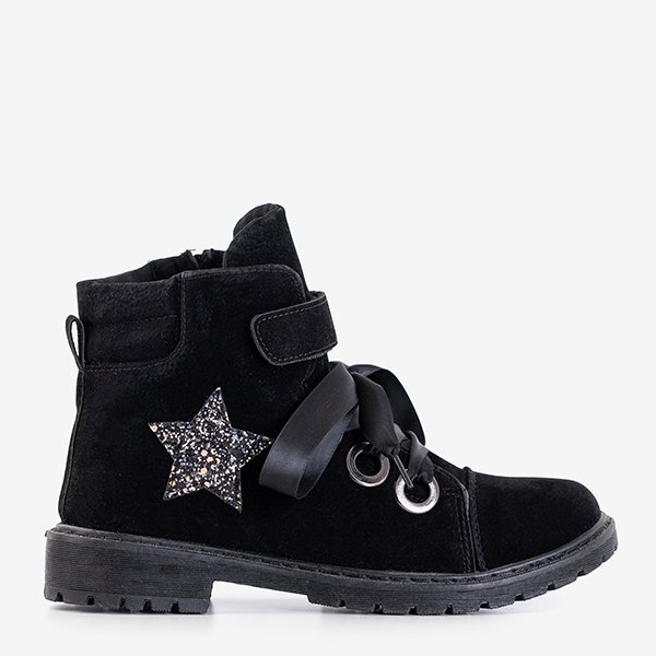 Genti negre pentru femei cu decorațiuni Misaka - Încălțăminte