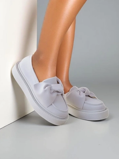 Royalfashion Mocasi elegante pentru femei cu fundă Ortto