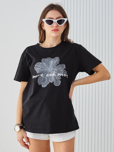 Royalfashion Tricou din Bumbac pentru Femei More and More