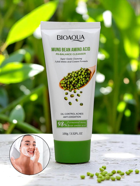 Spumă de curățare cu extract de fasole