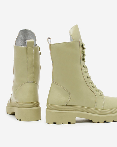 Royalfashion Cizme bagger pentru femei din piele ecologică Vederme