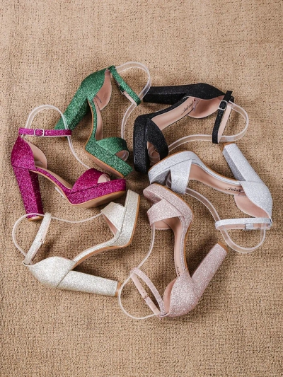 Sandale pentru femei Royalfashion Glitter Vobetta
