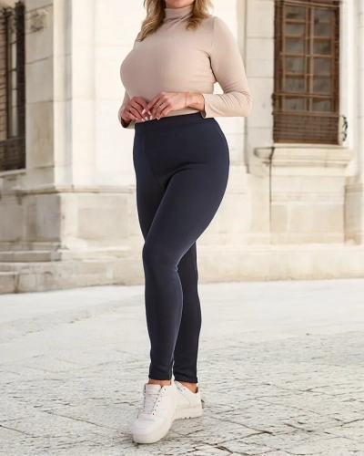 Royalfashion Pantaloni treggings izolate pentru femei PLUS SIZE