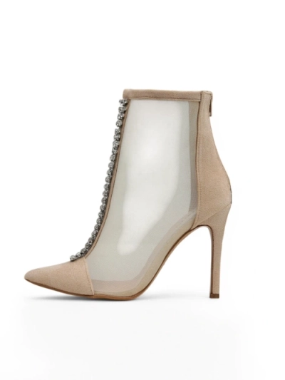 Cizme de gleznă pentru femei Royalfashion pe tocuri stiletto Amaelika