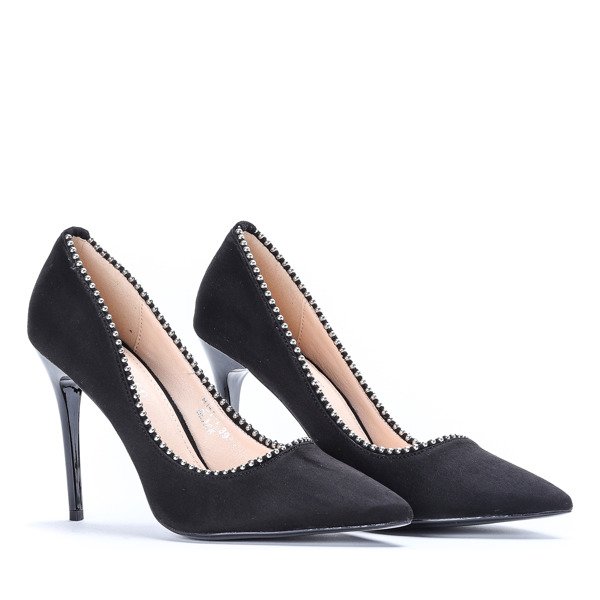 Czarne szpilki Braelynn- Obuwie