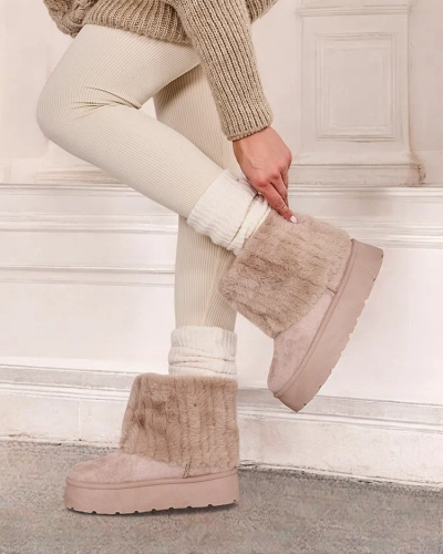 Royalfashion cizme a'la cizme de zăpadă pentru femei Renutis