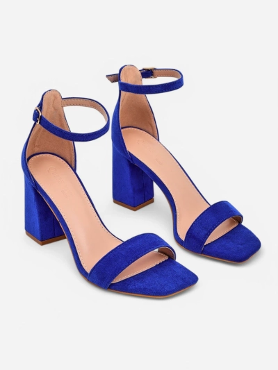 Sandale din eco-suede pentru femei Royalfashion Qwadrat