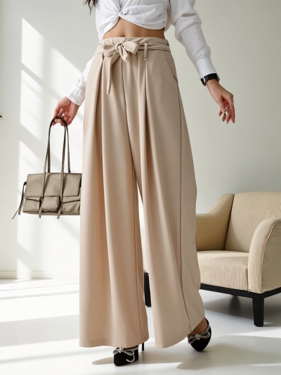 Pantaloni largi pentru femei Royalfashion