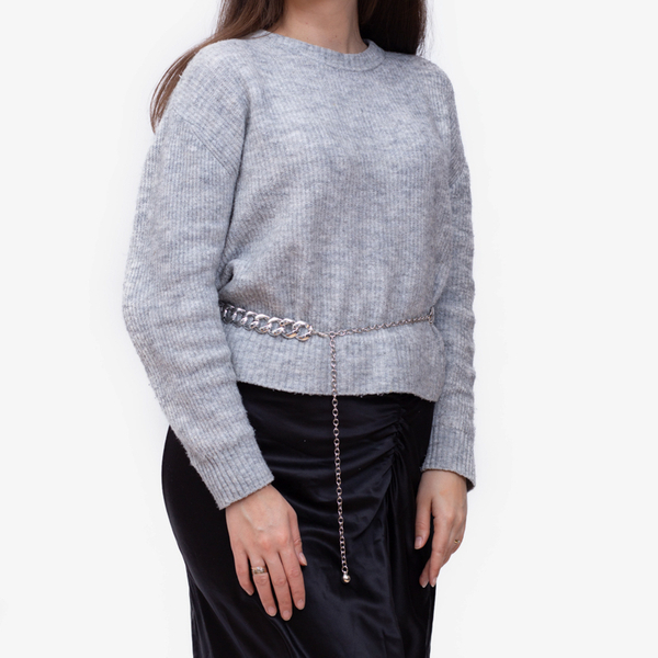 Cureaua decorativa argintie - lant - Accesorii