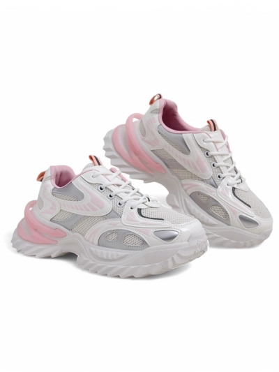 Royalfashion Sneakers din patent pentru femei Leysi