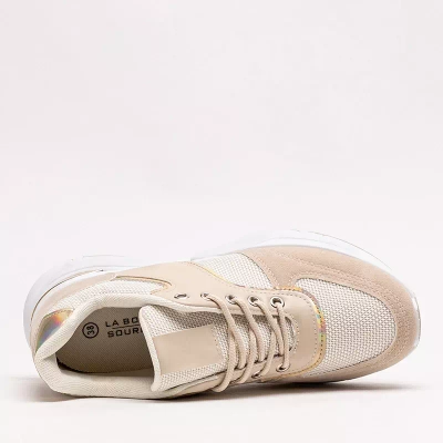 OUTLET Pantofi sport bej, adidasi dama Mariuopo - Incaltaminte