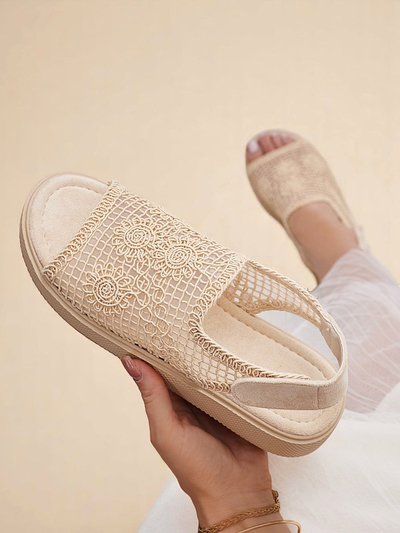 Royalfashion Sandale ajurate pentru femei cu partea superioară Levay