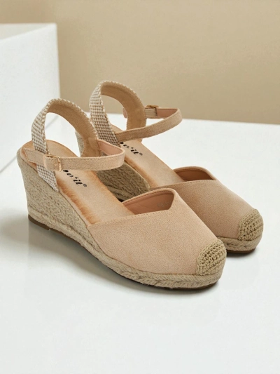 Royalfashion Sandale cu pană pentru femei Solara Espadrille