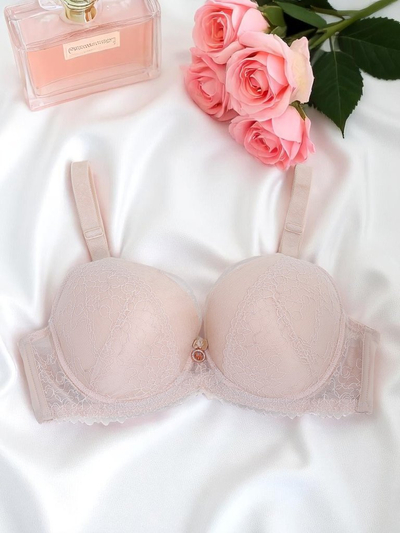 Royalfashion Sutien push-up cu dantelă pentru femei Coco Lift