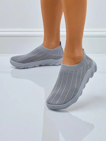 Damske sneakersy golembie šare Silvana - wygodne boty slip-on do miasta