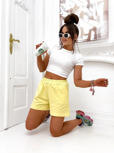 Royalfashion Șorturi din bumbac pentru femei