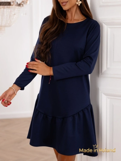 Rochie mini de damă cu volan