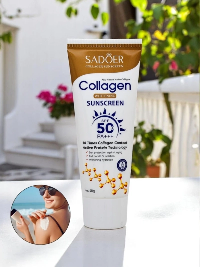 Cremă de protecție solară Sadoer SPF 50 cu colagen