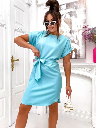 Rochie Royalfashion pentru femei cu legare la talie